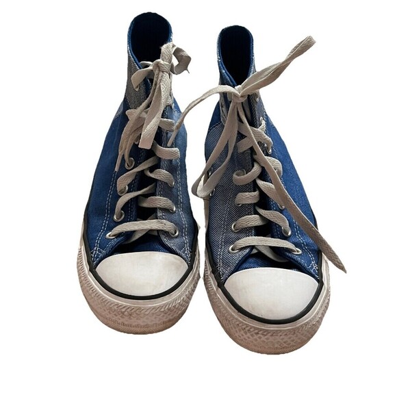 Converse Chuck Taylor Denim All Star Split Panel Summer Twill BL US 5 - Picture 2 of 9